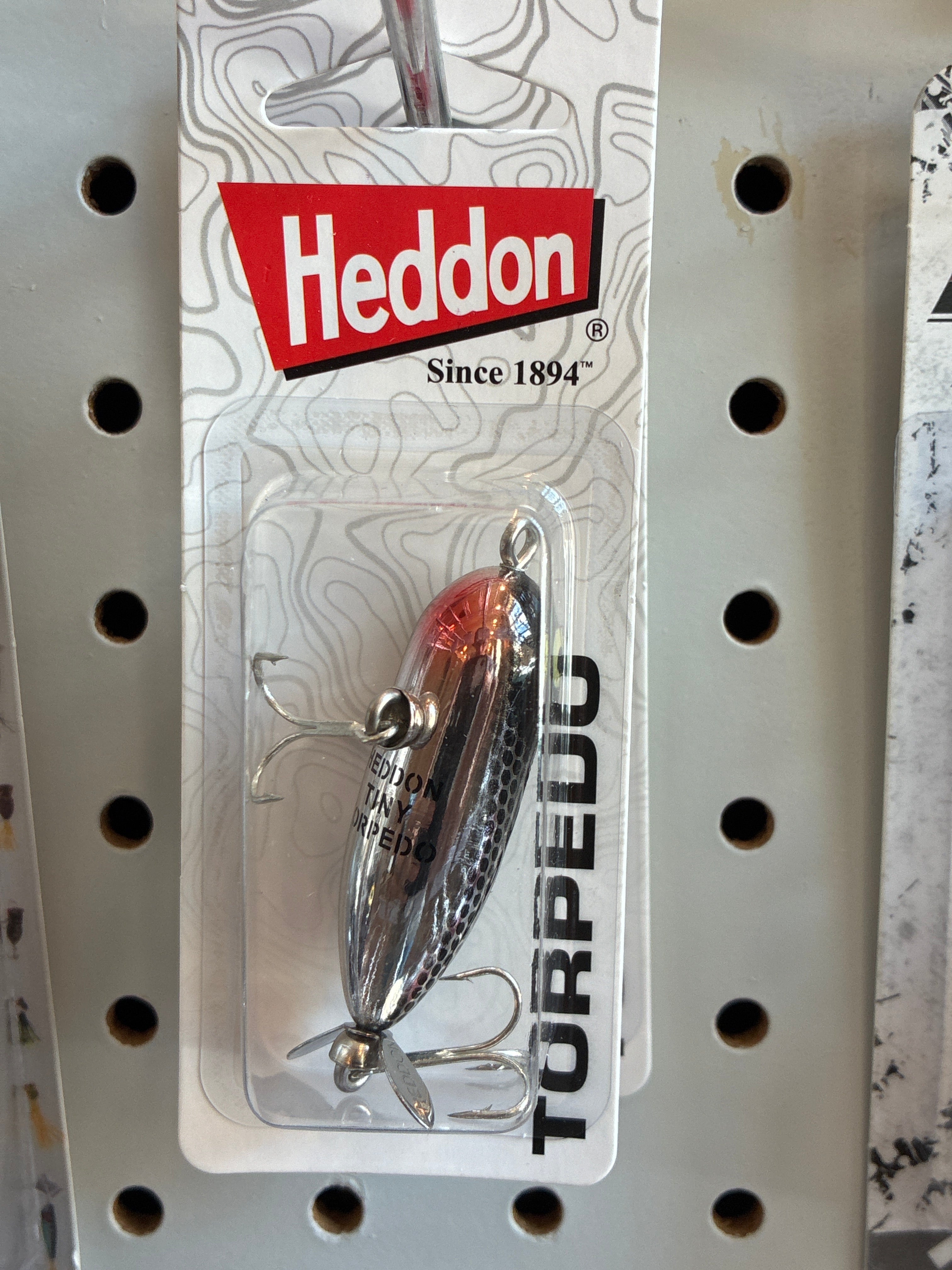Heddon Tiny Torpedo 1.875'' Black Shiner