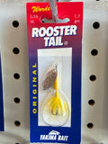 Yakima Rooster Tail 1/16oz Swing Silver; Yellow
