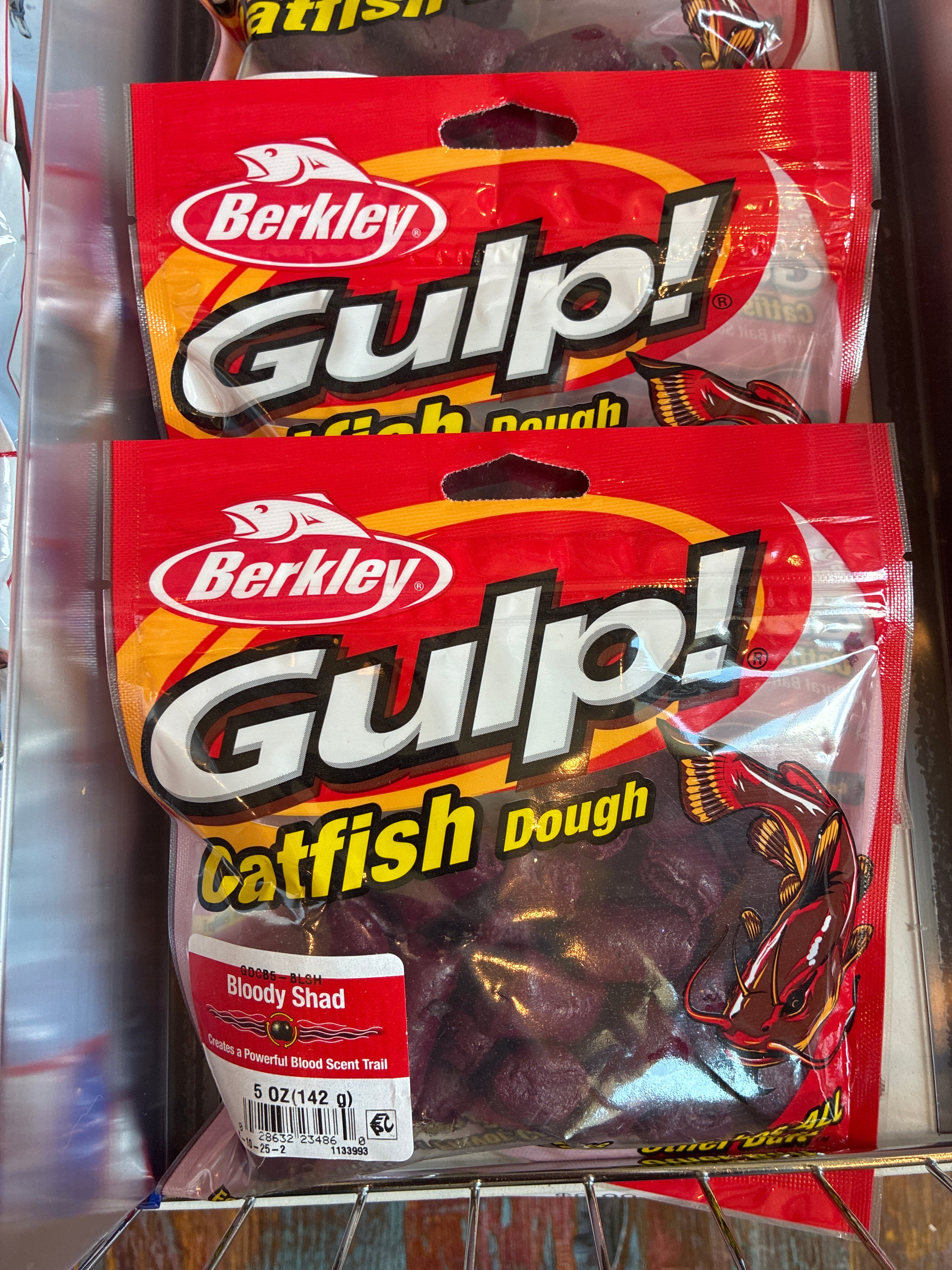 Berkley Gulp Catfish Dough 5oz Bloody Shad