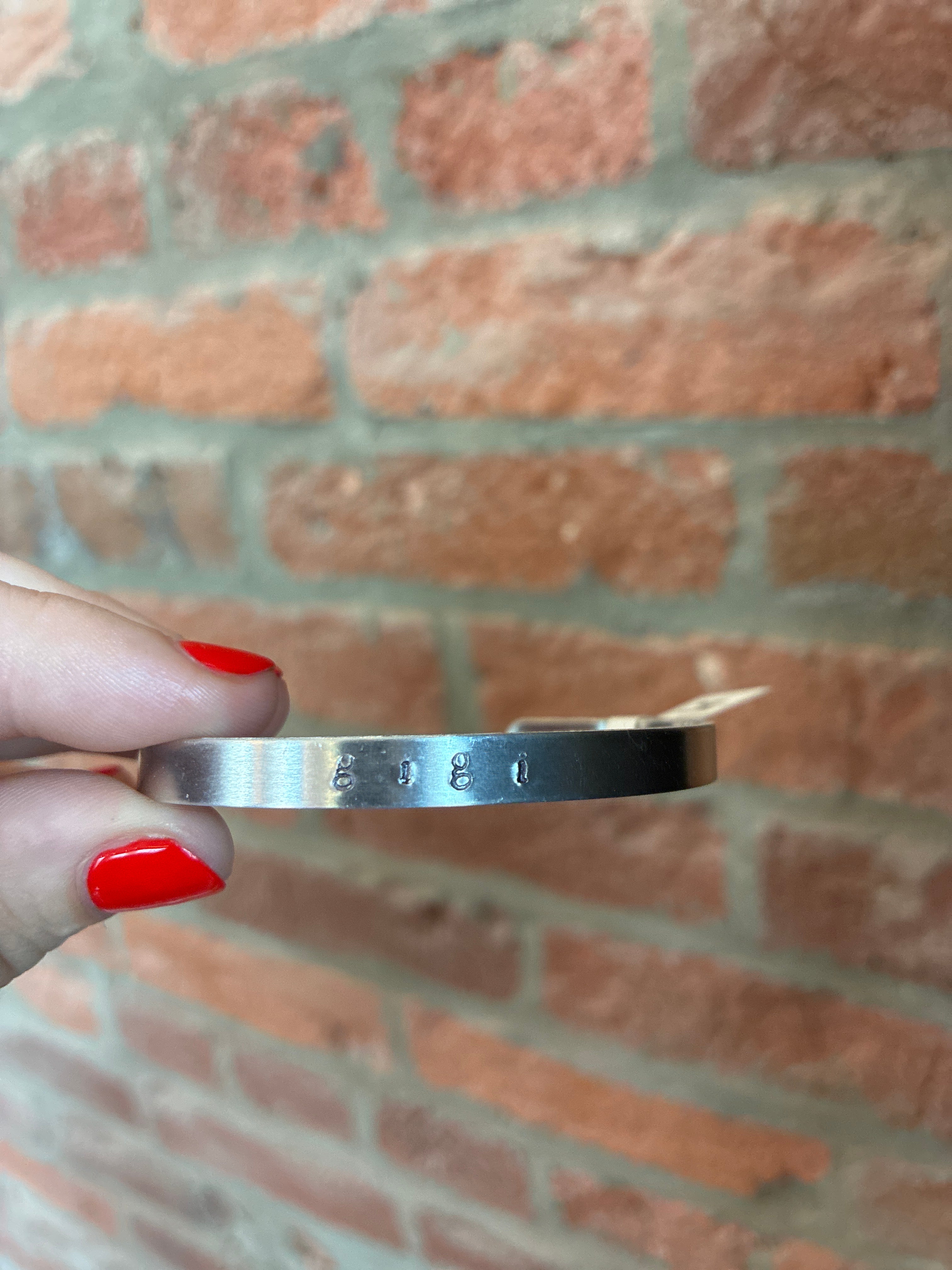 Hand Stamped Bracelet
