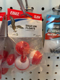 EA Snap-On Float Round 1'' Red/White 3pk