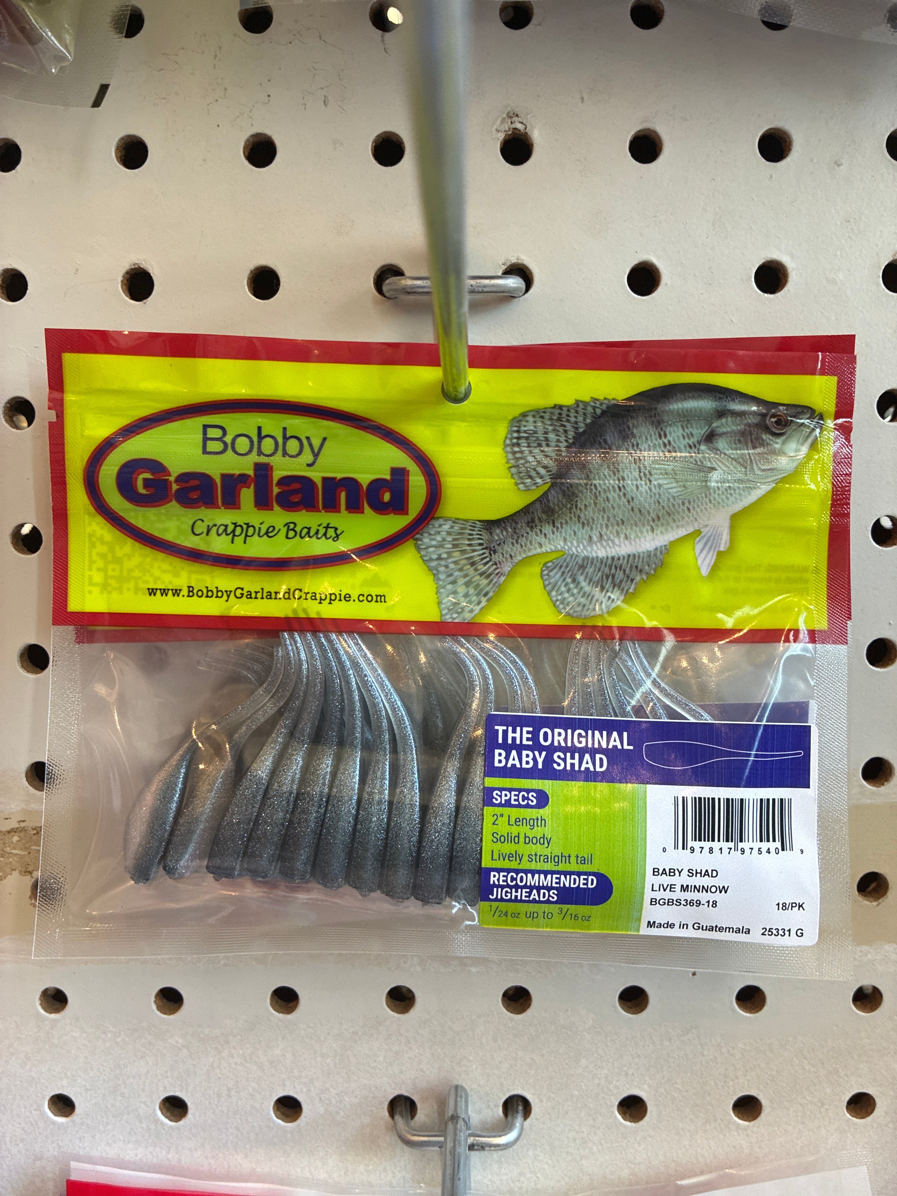 Bobby Garland Baby Shad 2'' Live Minnow 18pk