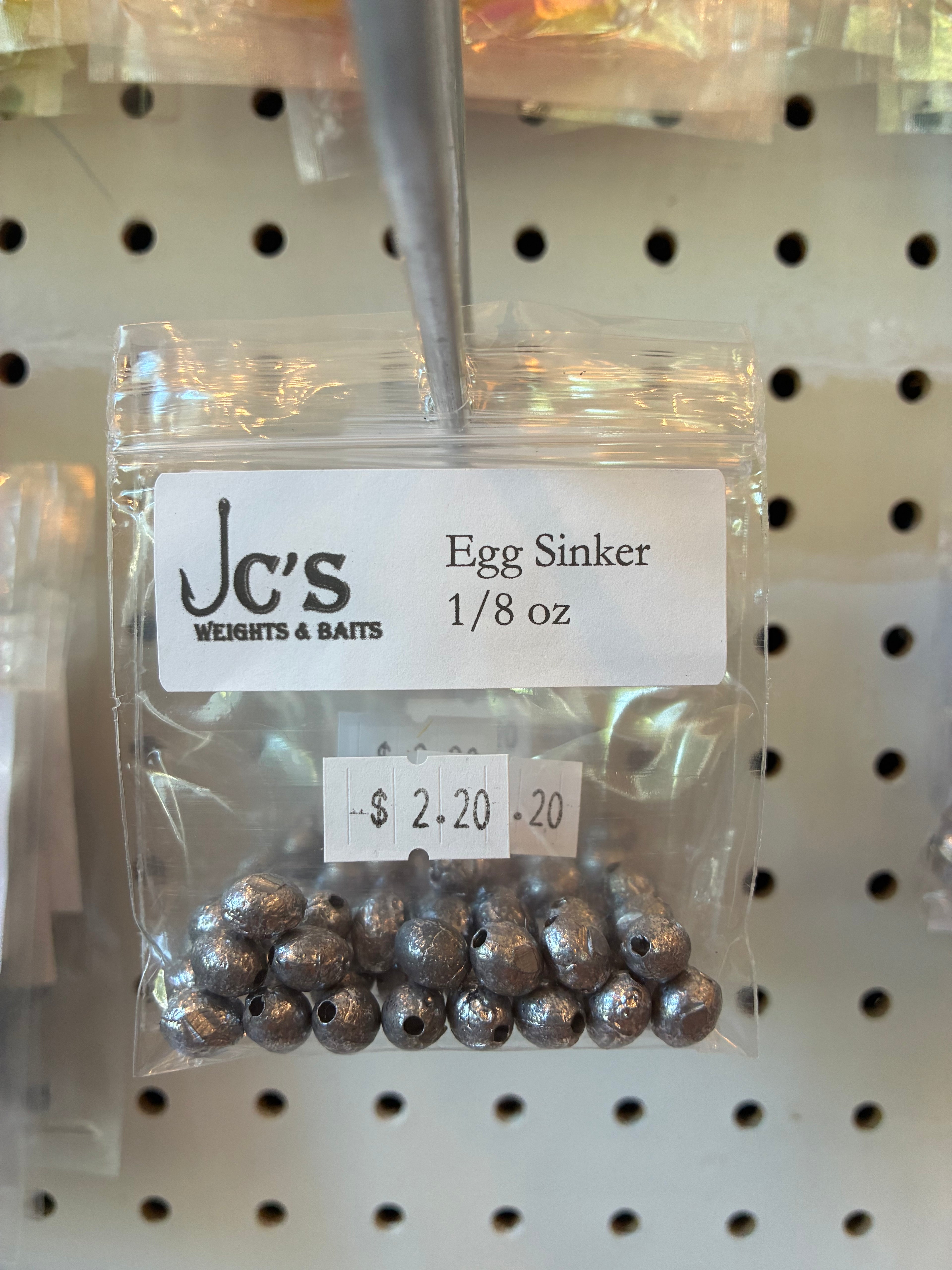 JC Weights 1/8 Egg