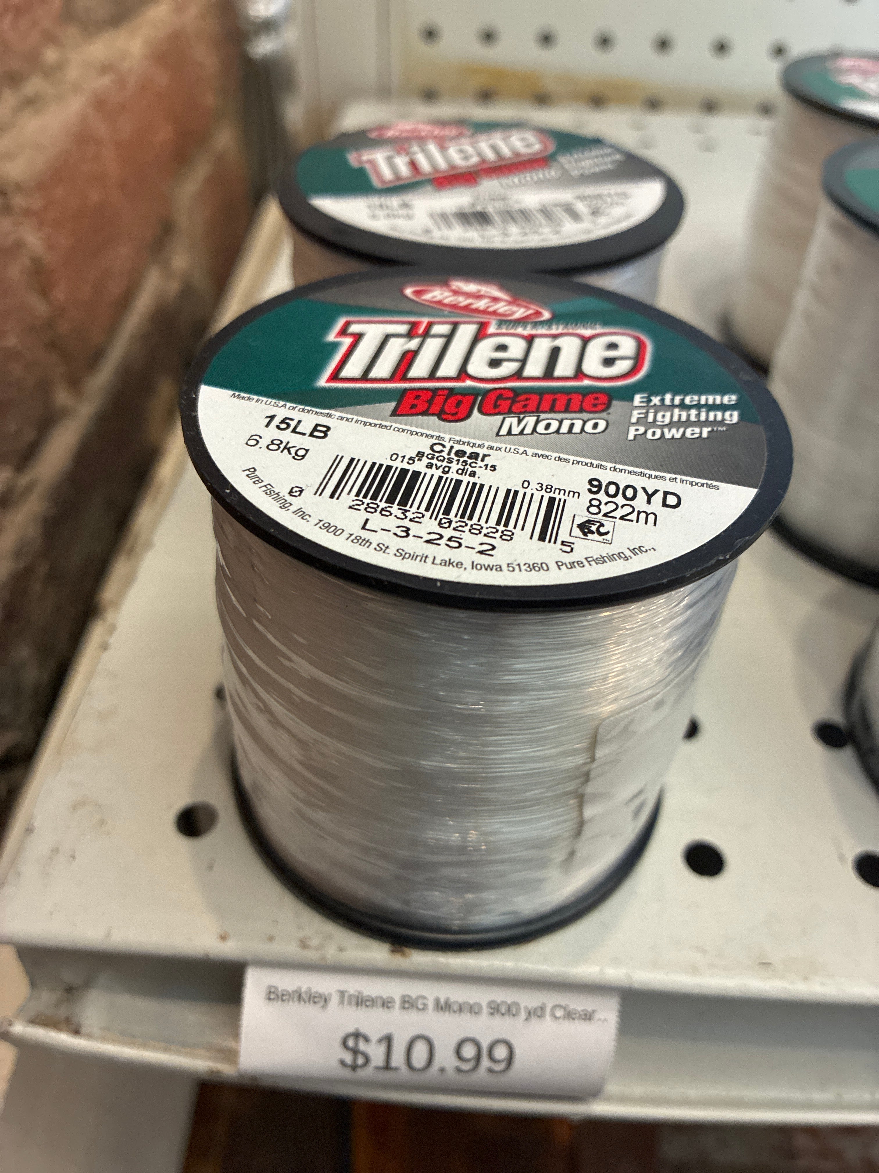 Berkley Trilene BG Mono 900 yd Clear 15 lb