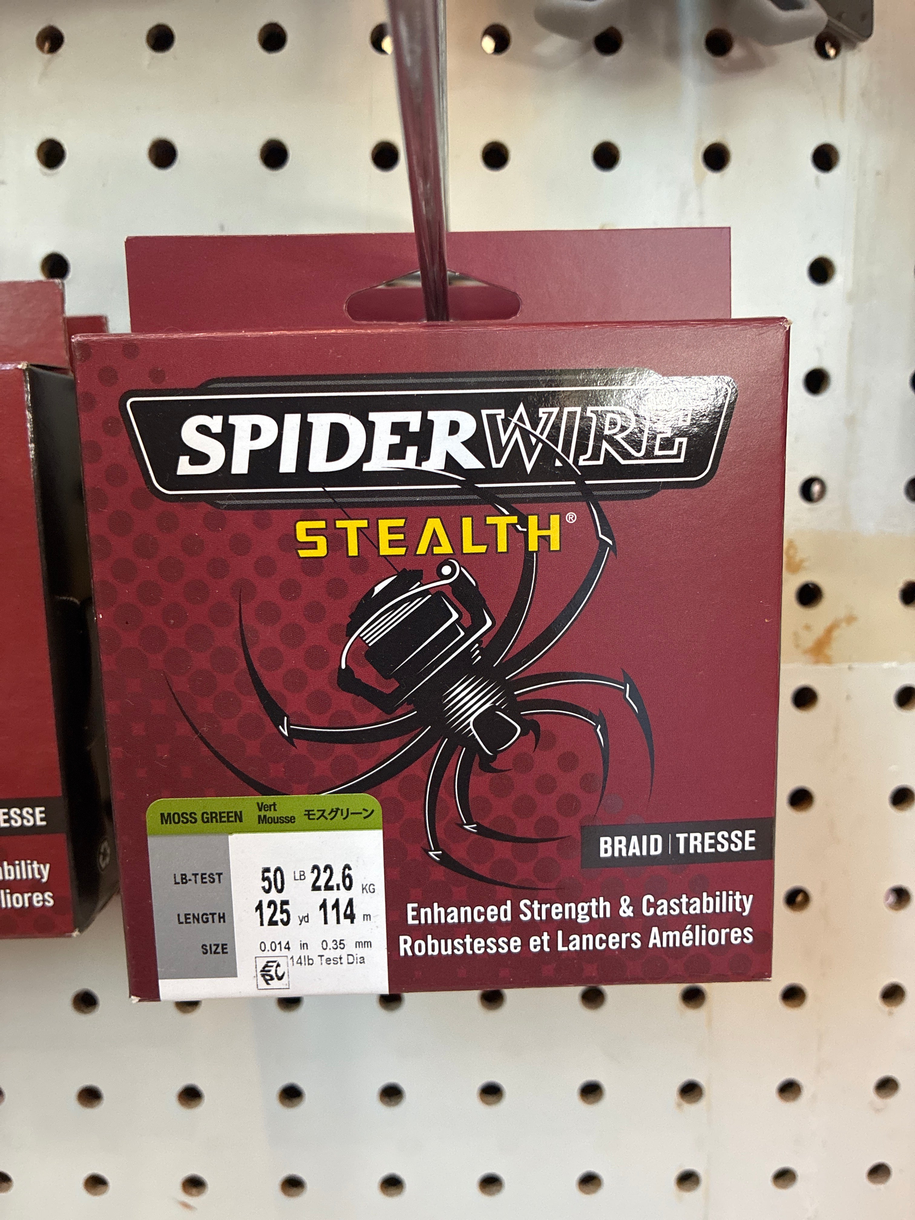 SpiderWire Stealth 125 yd Moss Green 50 lb
