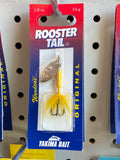 Yakima Rooster Tail 1/8oz Swing Silver; Yellow