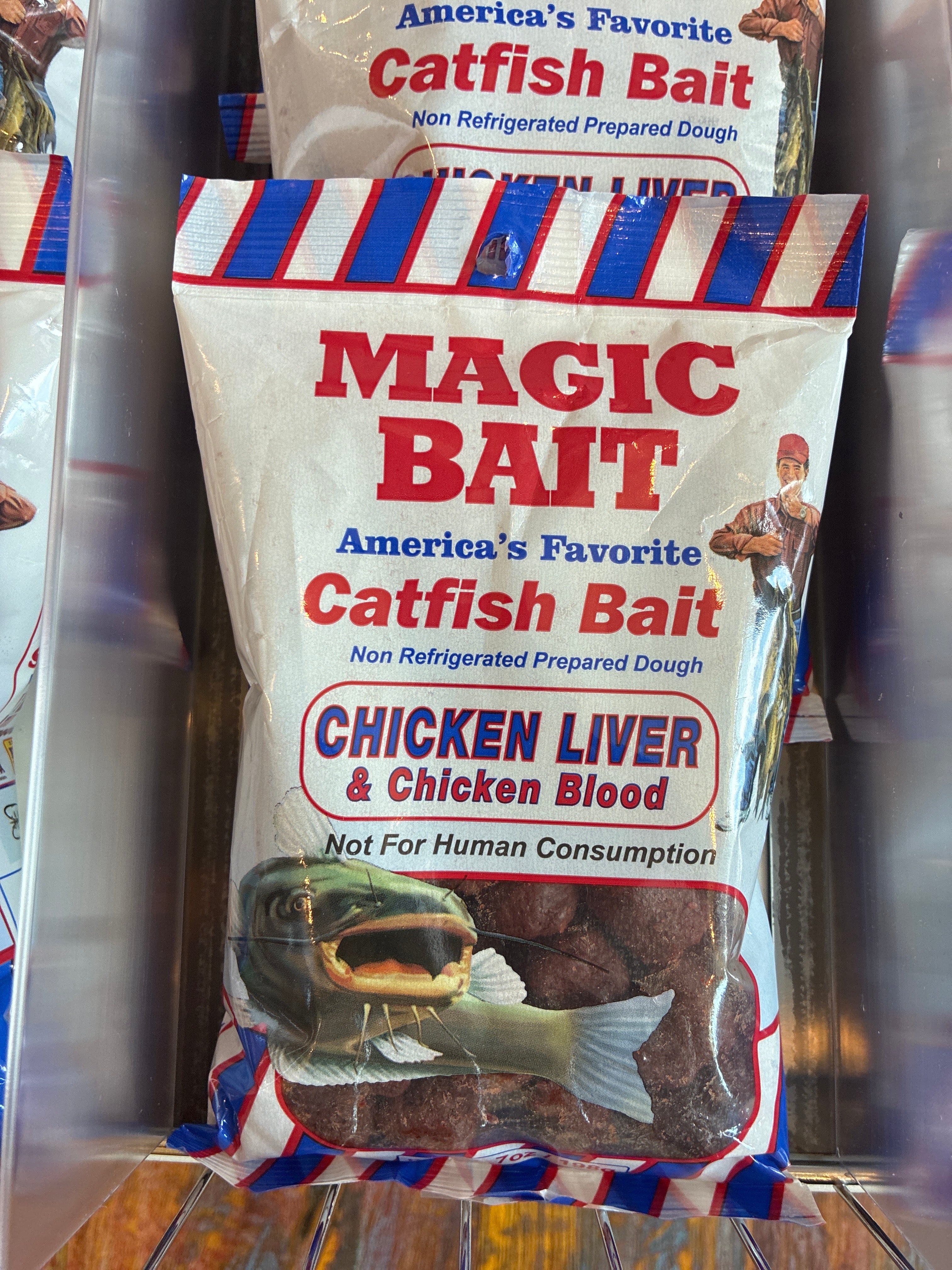 Magic Bait Catfish Dough Cubes 7oz  Liver