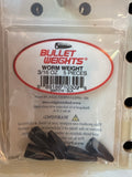 Bullet Weight Slip Sinker:Ld 3/16oz Black 5pk