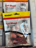 Magic Preserved Cut Shad 4oz Red