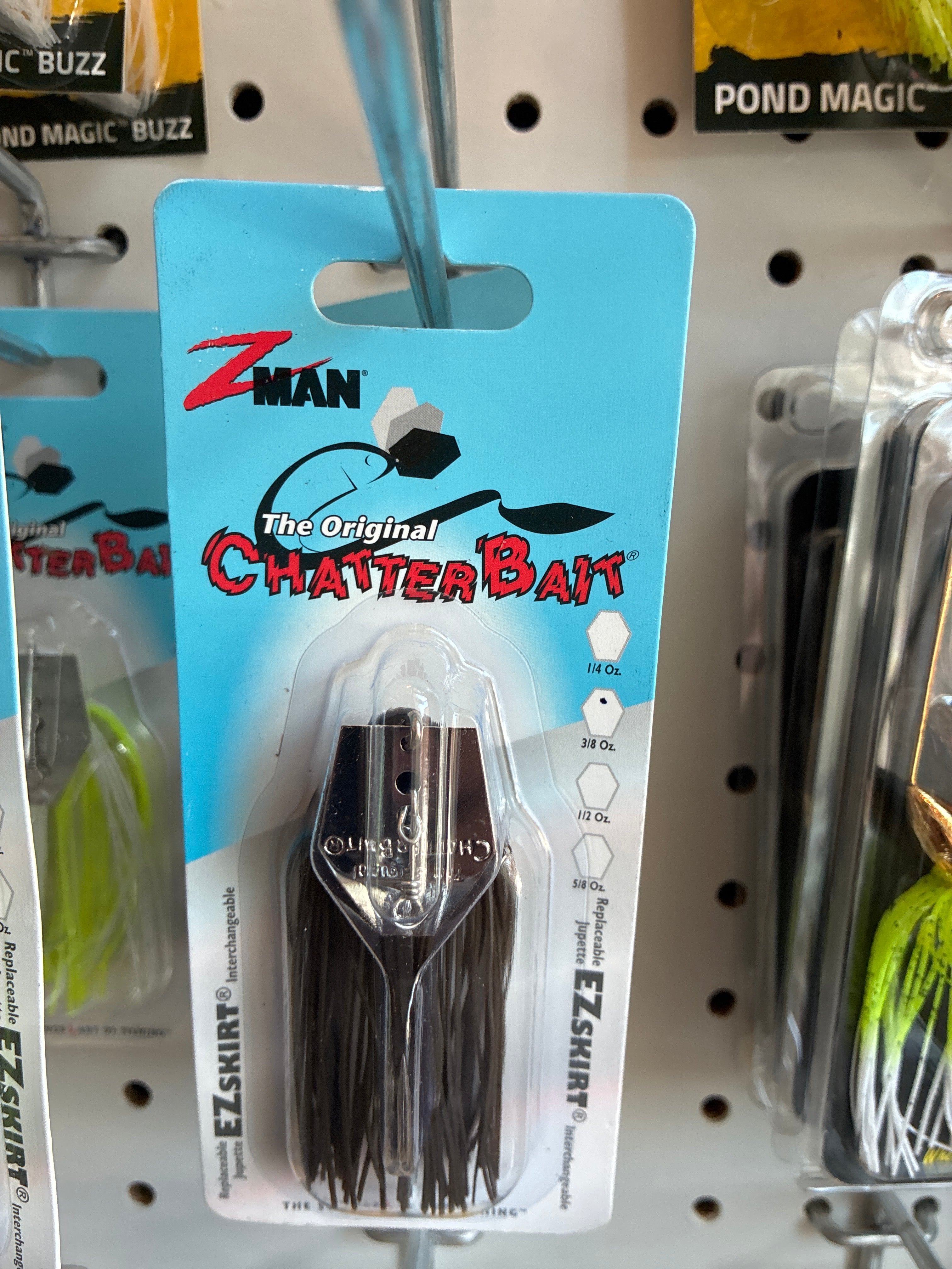 ChatterBait 3/8oz Green Pumpkin/Black