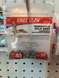 EA Removable SplitShotSinker 3/0 Lead 40pk