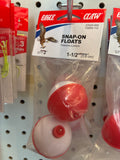 EA Snap-On Float Round 1.5'' Red/White 2pk
