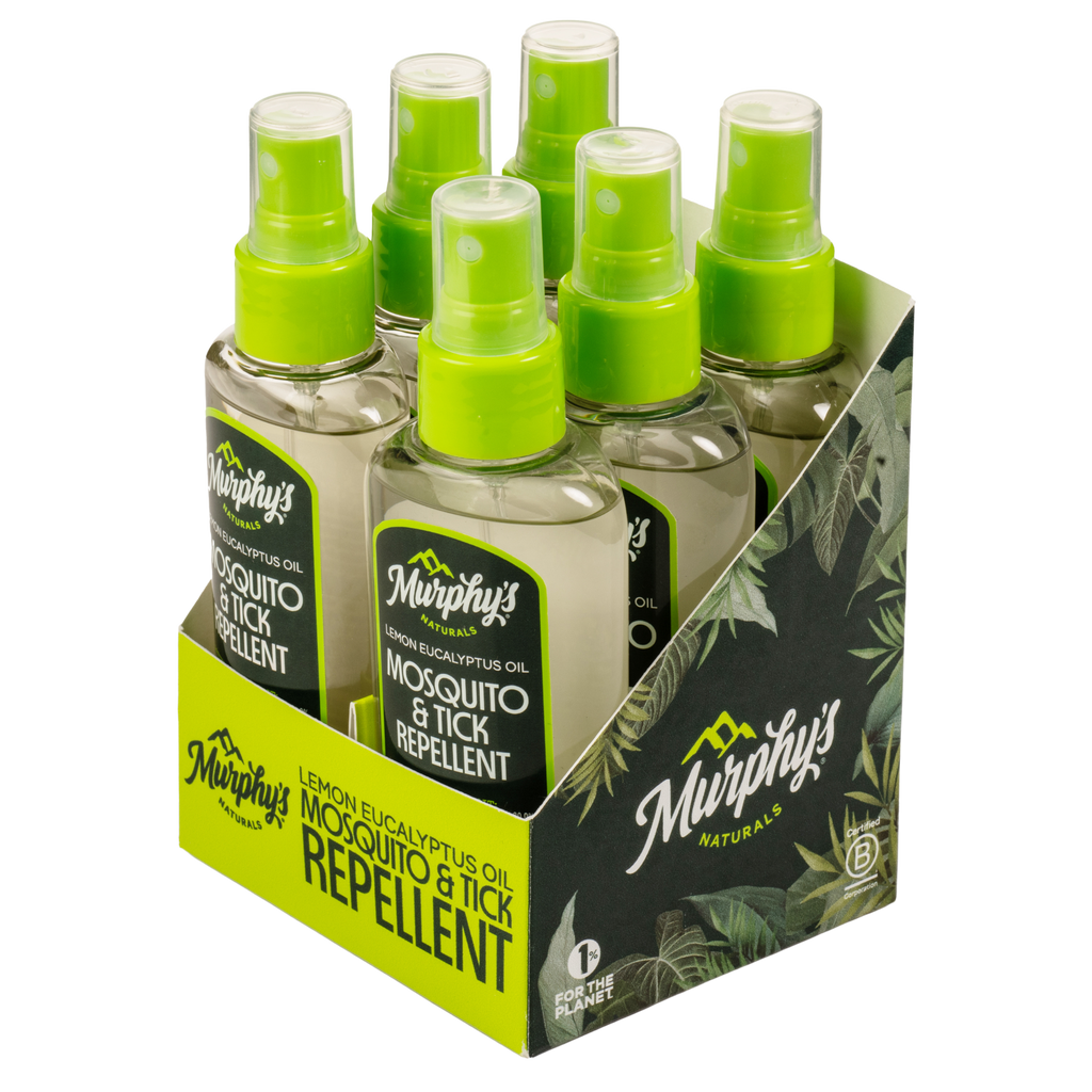Mosquito and Tick Repellent Spray (4oz) - Display of 6