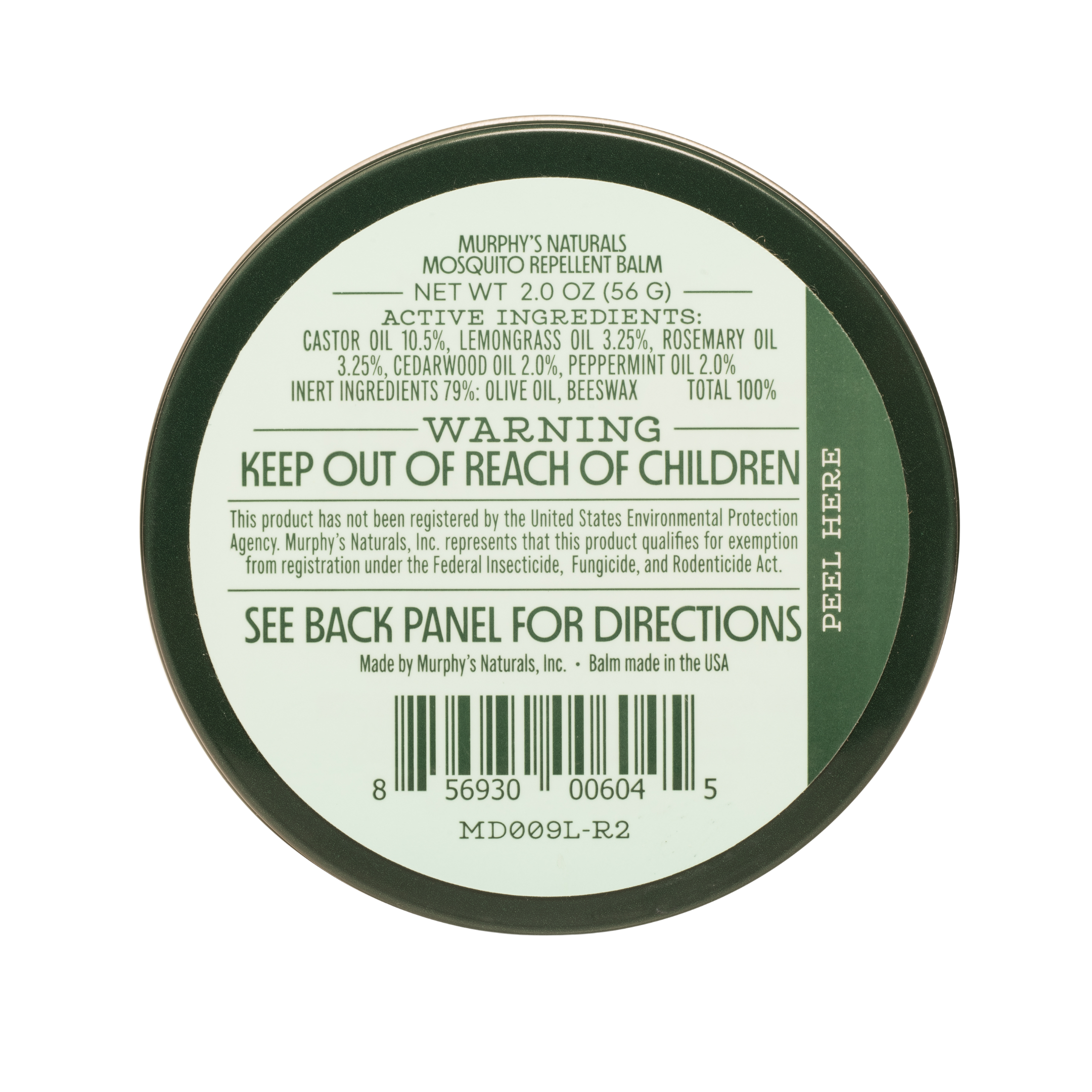 Mosquito Repellent Balm Tins (2oz) - Display of 12