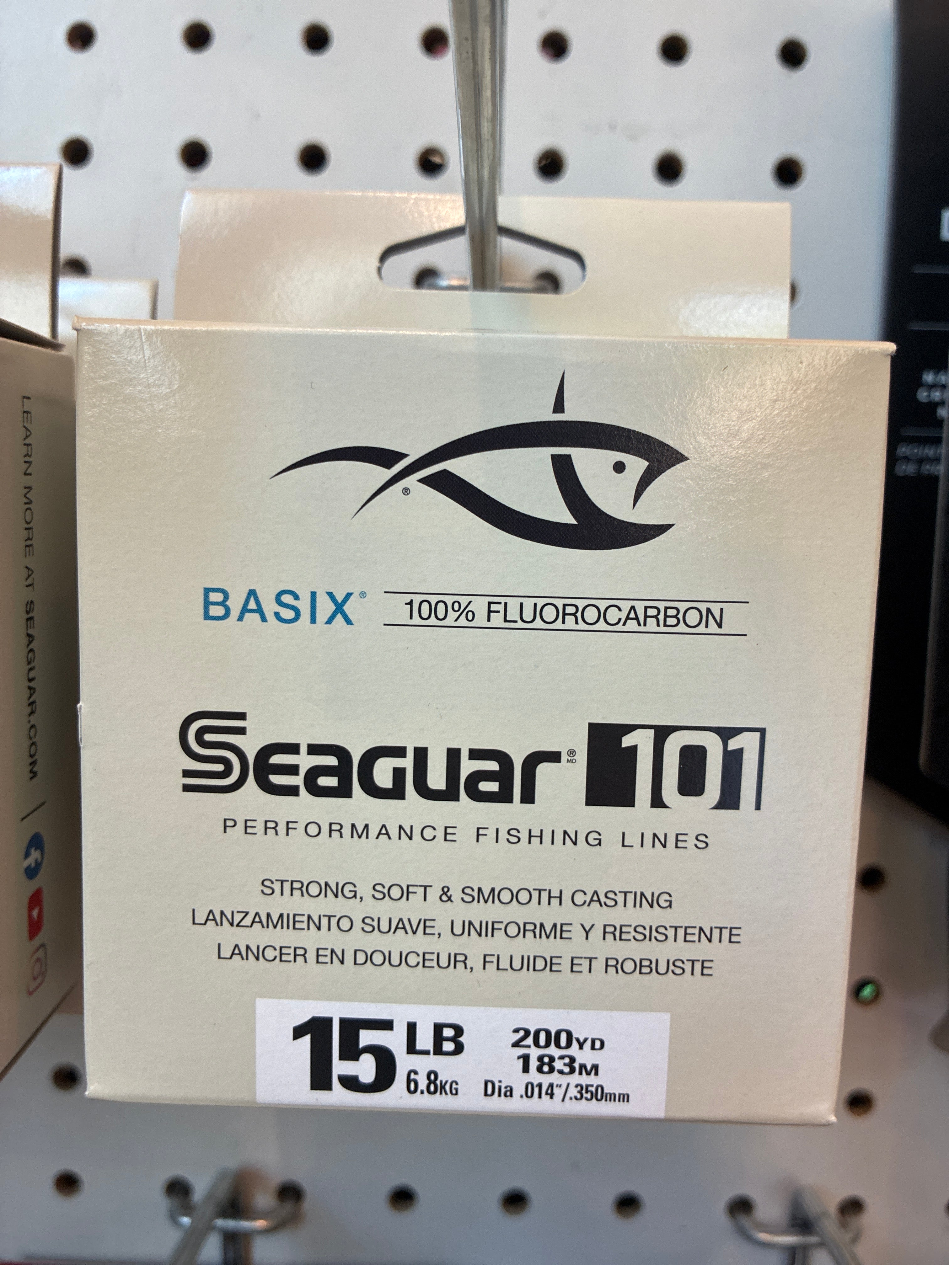 Seaguar Basix 200 yd  Clear  15 lb