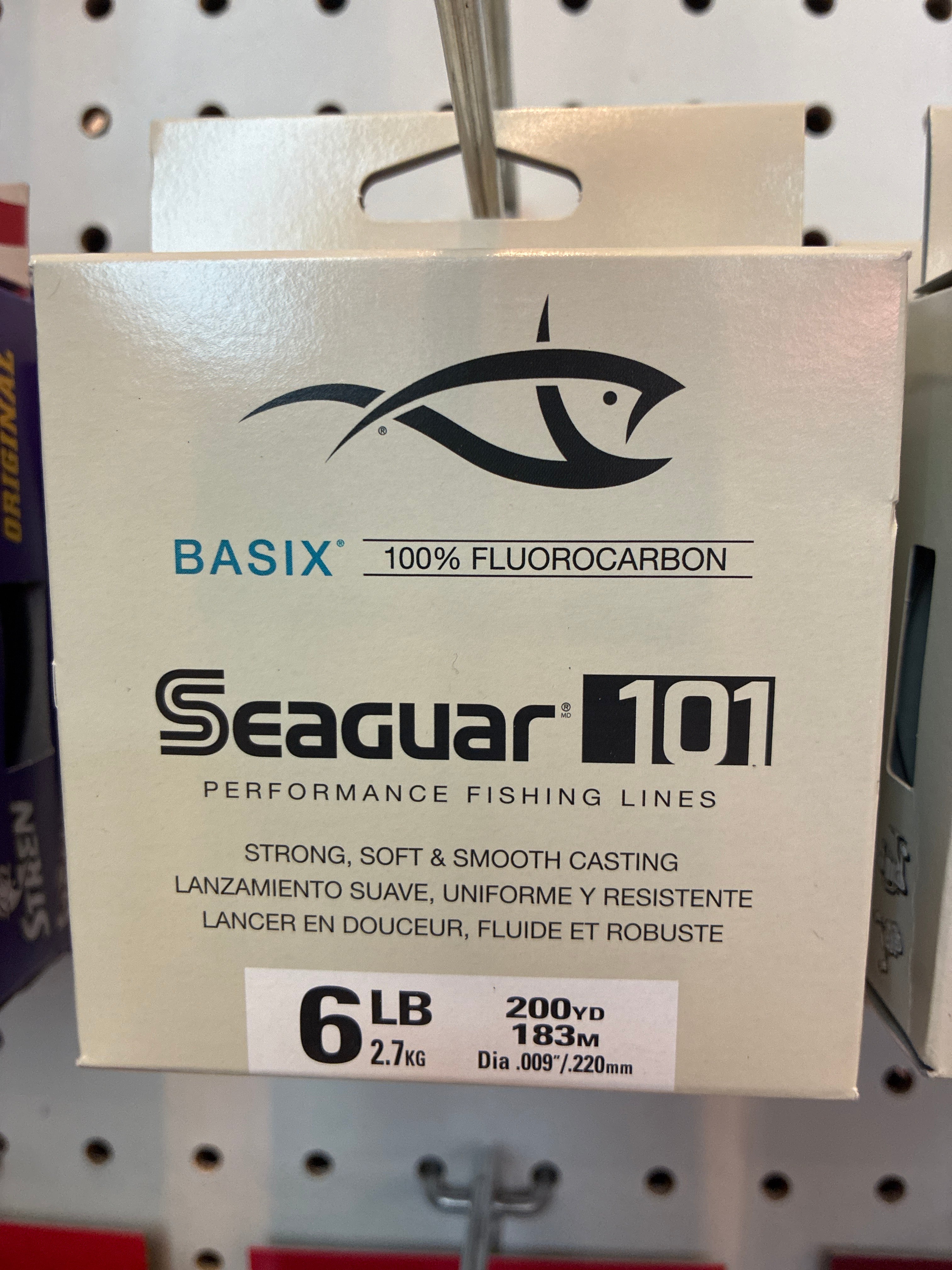 Seaguar Basix 200 yd  Clear  6 lb