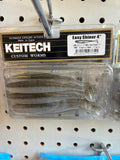 Keitech Easy Shiner 4'' Electric Shad 7pk