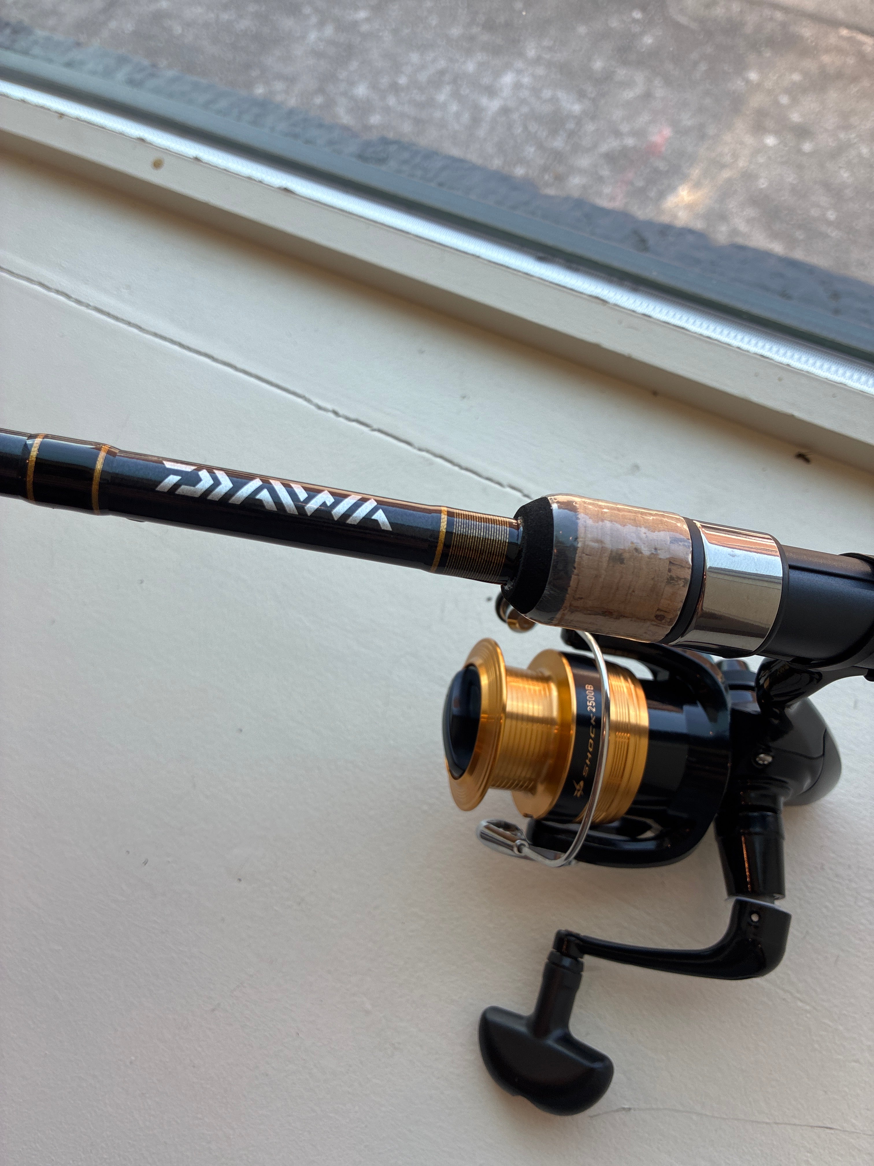 Daiwa Cmb D-Shock K2B Spin 6' 6'' 2pc M 1B 5.3:1 8/170