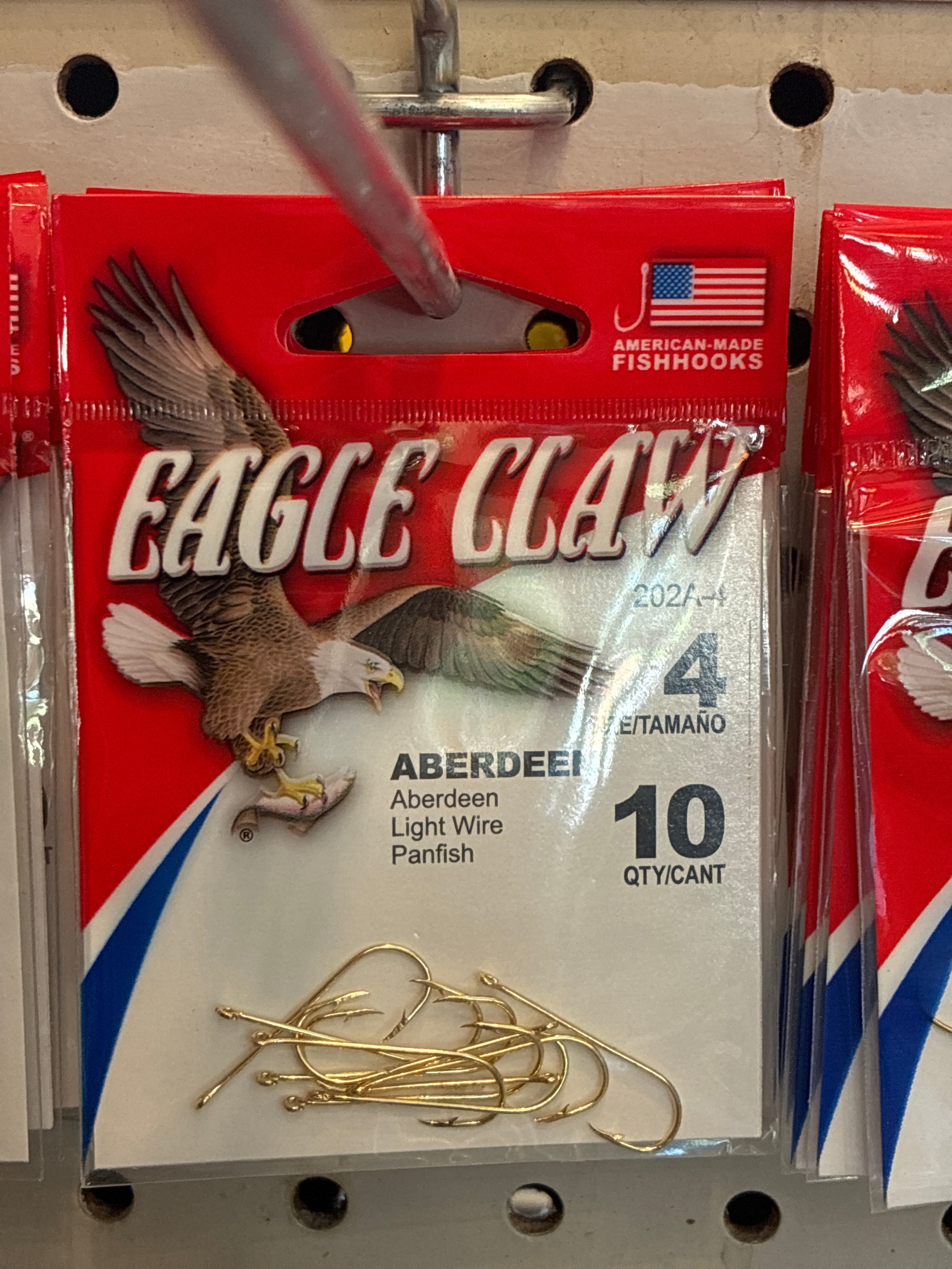 EA Aberdeen Light Wire #4 Gold 10pk