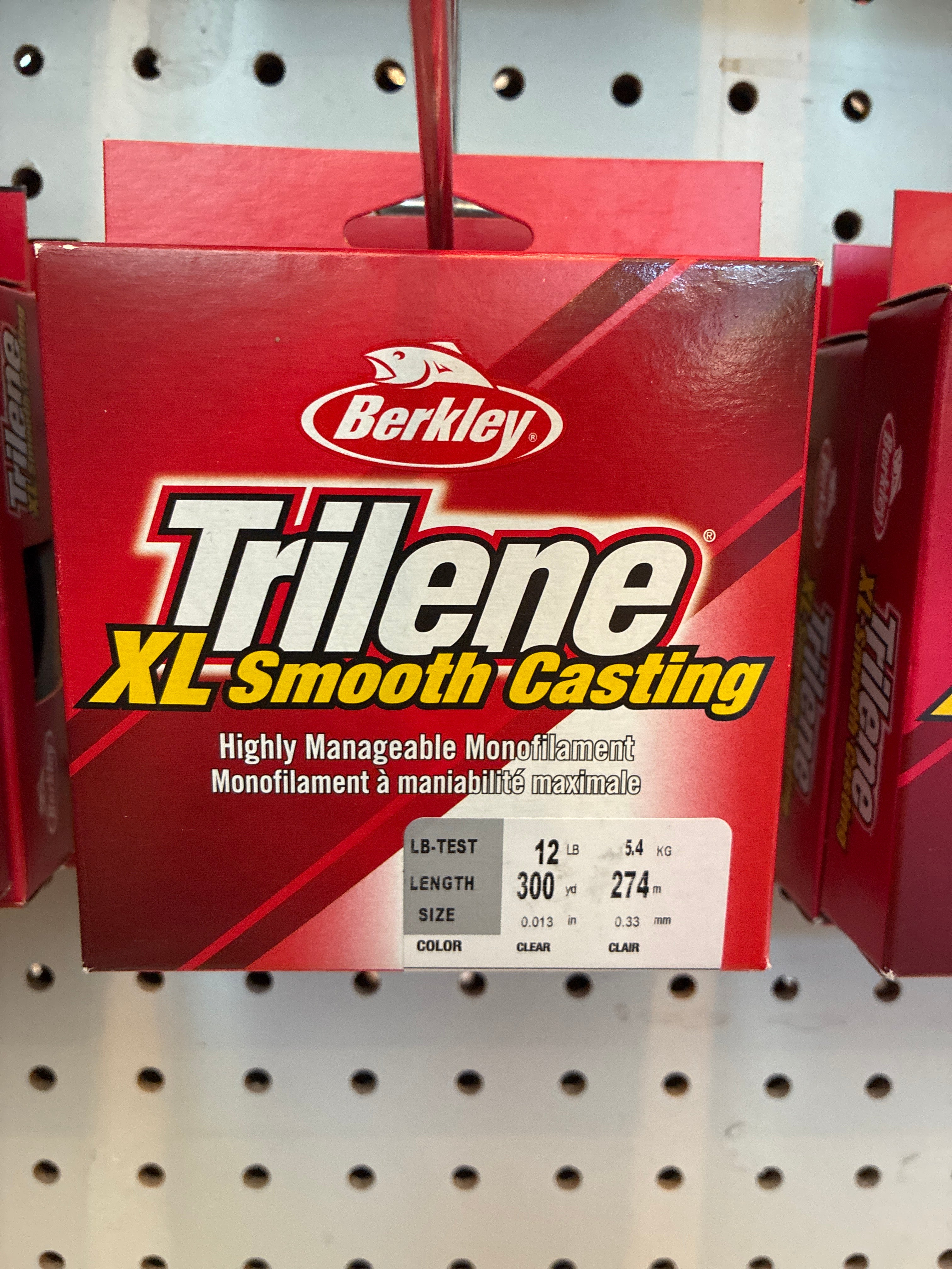 Berkley Trilene XL 300 yd Clear 12 lb