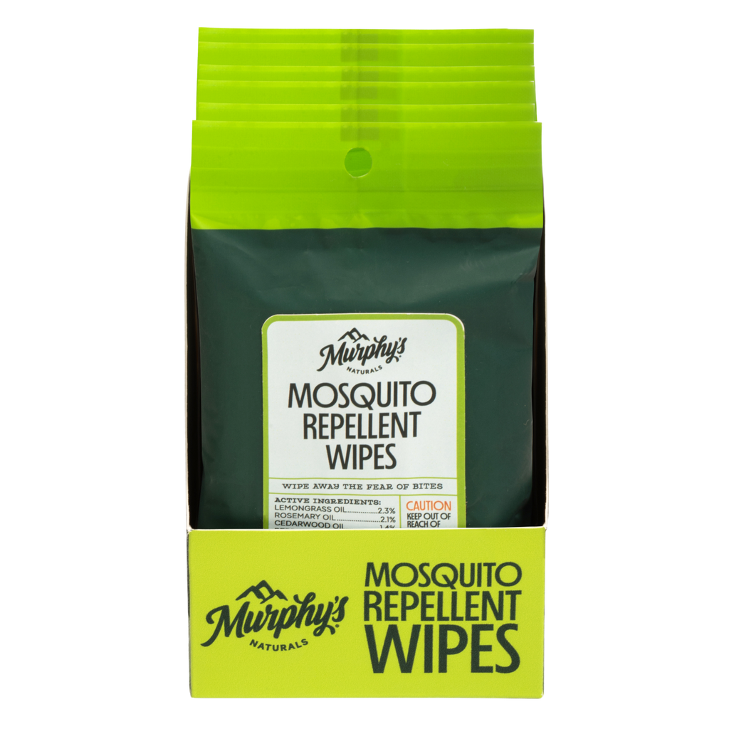 Mosquito Repellent Wipes - Display of 6